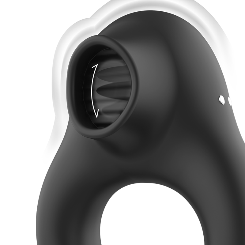 ARMONY - SILICONE VIBRATOR RING 3 MOTORS RECHARGEABLE BLACK - GOLD ARMONY FOR HIM