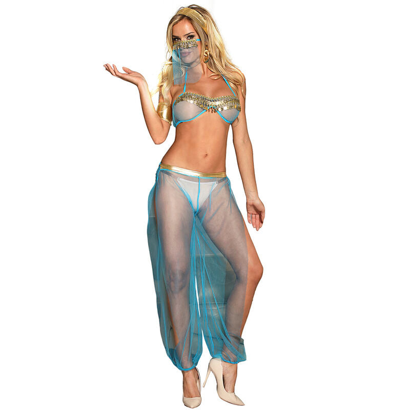 SUBBLIME - INDIA STYLE BLUE LINGERIE SET L/XL SUBBLIME SETS