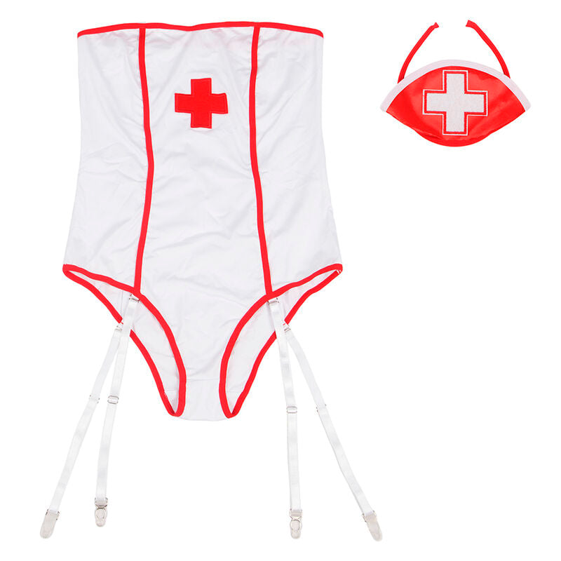 SUBBLIME - SEXY NURSE COSTUME WITH TEDDY S/M SUBBLIME COSTUMES