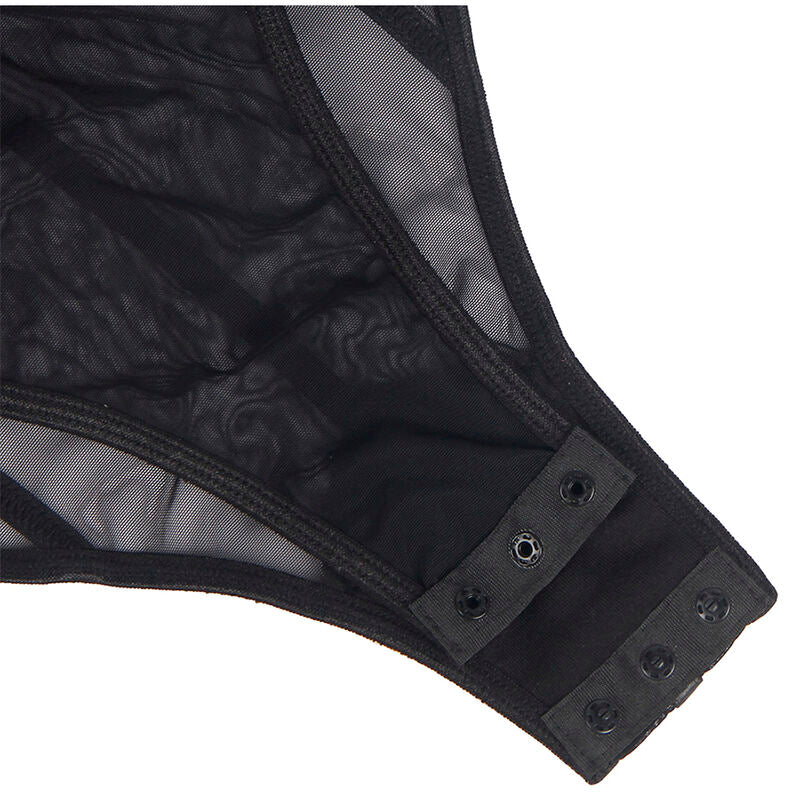 SUBBLIME - BLACK CHAIN SUSPENDERS BODYSUIT S/M SUBBLIME BODIES