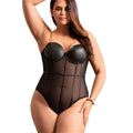 SUBBLIME - BODY DE TIRANTES DE CADENA NEGRA G/XG