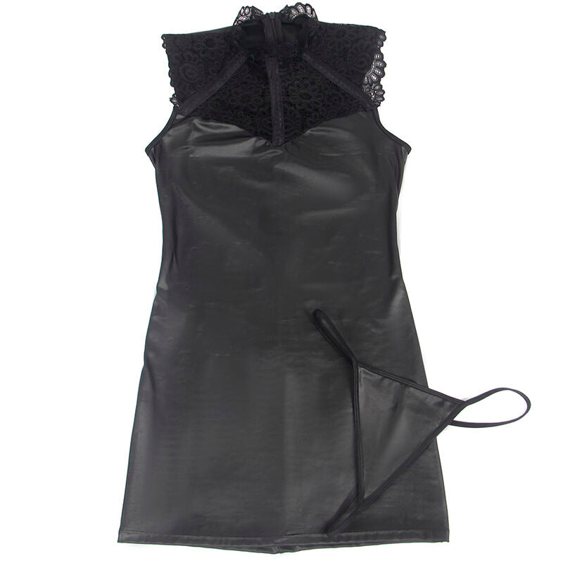 SUBBLIME - SEXY LEATHER DRESS L/XL SUBBLIME DRESSES