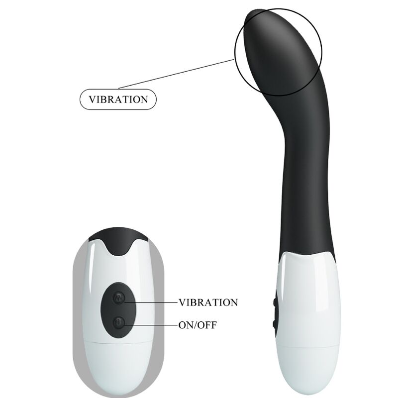 PRETTY LOVE - BISHOP G-SPOT VIBRATOR 30 MODES BLACK PRETTY LOVE FLIRTATION