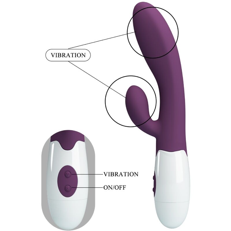 PRETTY LOVE - ALVIS RABBIT VIBRATOR & PURPLE G-SPOT PRETTY LOVE PARTY UP