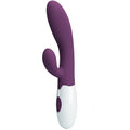 PRETTY LOVE - VIBRADOR DE CONEJO Y PUNTO G PÚRPURA DE ALVIS