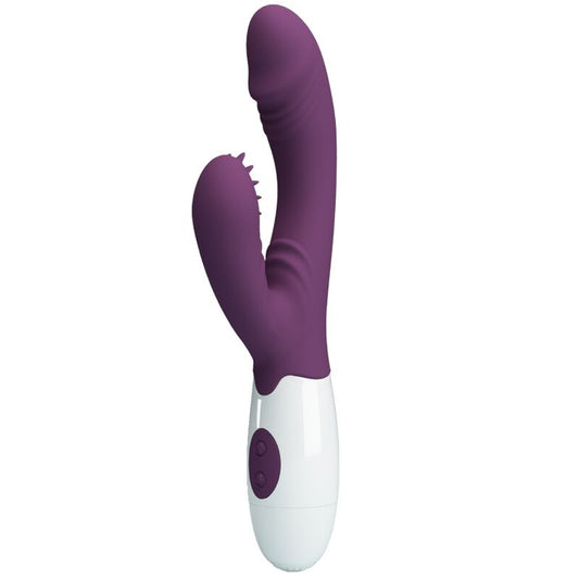 PRETTY LOVE - VIBRADOR Y ESTIMULADOR DE PUNTO G ANDRE RABBIT MORADO