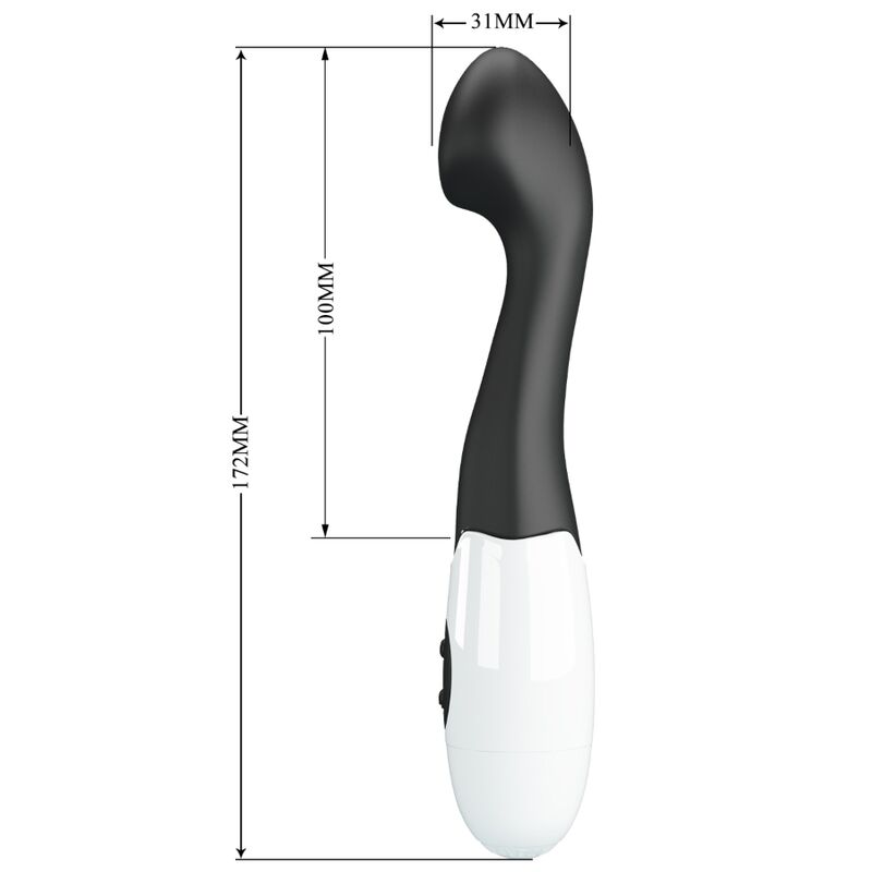 PRETTY LOVE - CHARLES G-SPOT VIBRATOR 30 MODES BLACK PRETTY LOVE FLIRTATION