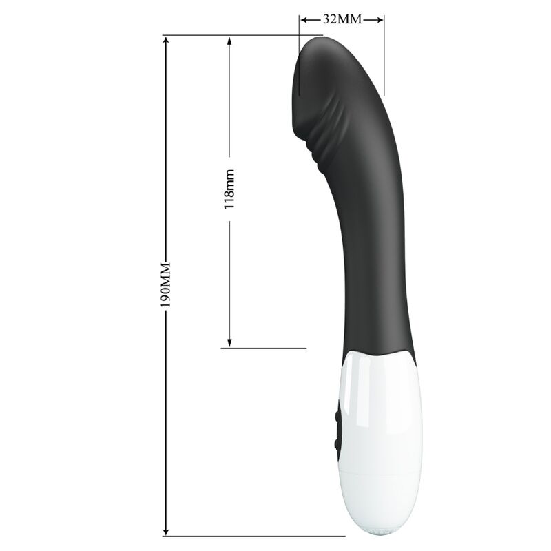 PRETTY LOVE - ELEMENTAL G-SPOT VIBRATOR 30 MODES BLACK PRETTY LOVE PARTY UP