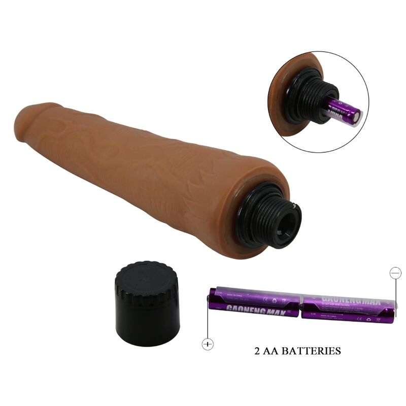 PRETTY LOVE - ALFREDO REALISTIC VIBRATOR 21.5 CM -O- 4 CM PRETTY LOVE HIGH GRADE