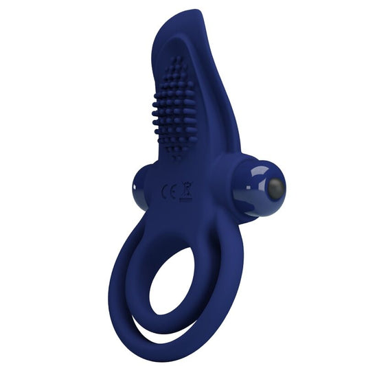 PRETTY LOVE - BRONSON DOPPIO ANELLO CON VIBRAZIONE BLU