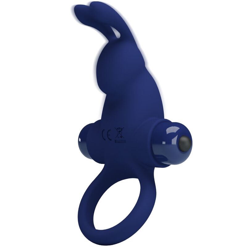 PRETTY LOVE - JIRO RABBIT RING WITH VIBRATION BLUE PRETTY LOVE MALE