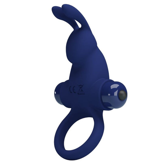 PRETTY LOVE - ANELLO JIRO RABBIT CON VIBRAZIONE BLU
