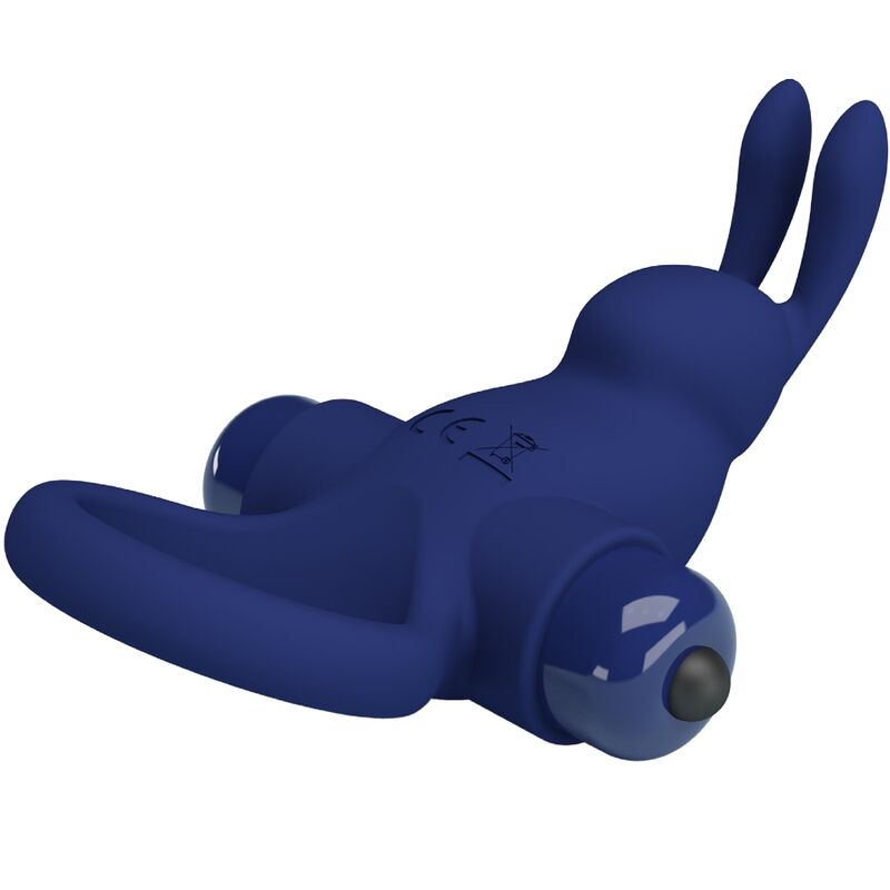 PRETTY LOVE - JIRO RABBIT RING WITH VIBRATION BLUE PRETTY LOVE MALE