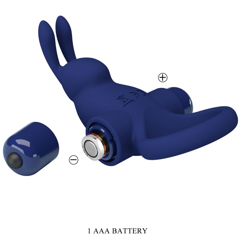 PRETTY LOVE - JIRO RABBIT RING WITH VIBRATION BLUE PRETTY LOVE MALE