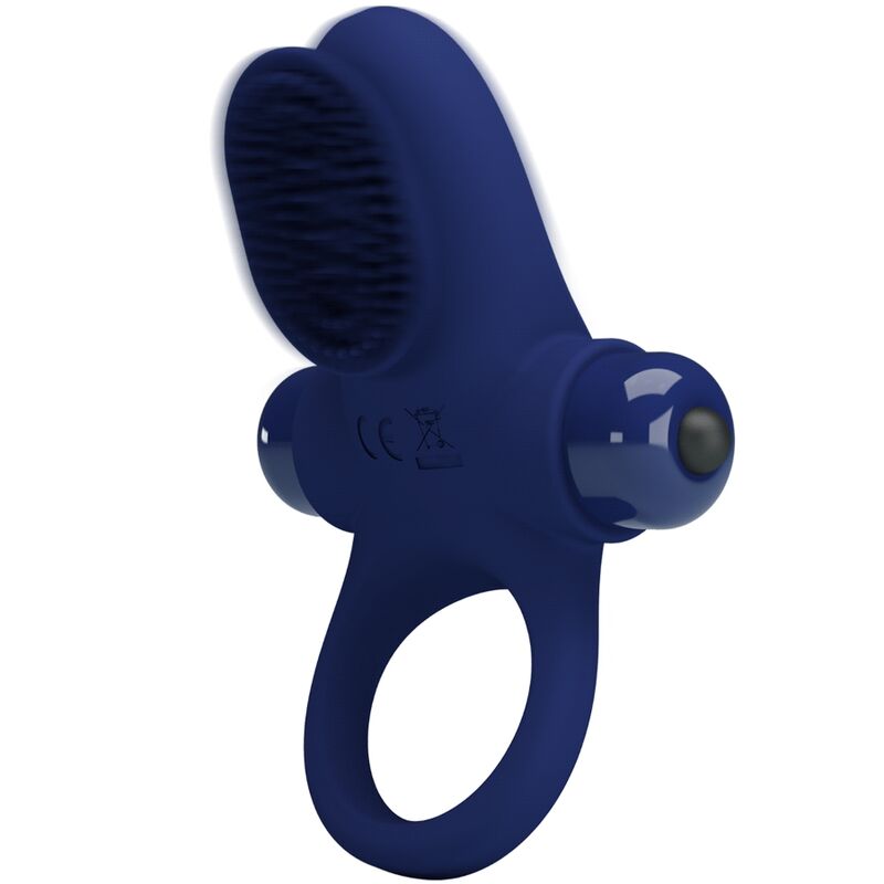 PRETTY LOVE - PALLE RING WITH VIBRATION BLUE PRETTY LOVE MALE