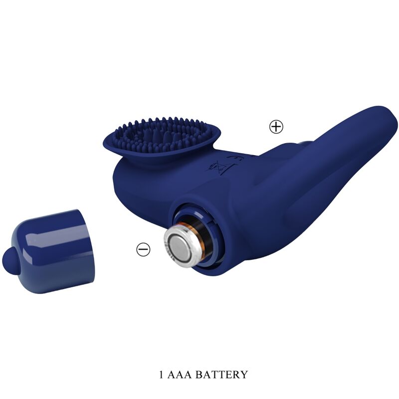PRETTY LOVE - PALLE RING WITH VIBRATION BLUE PRETTY LOVE MALE