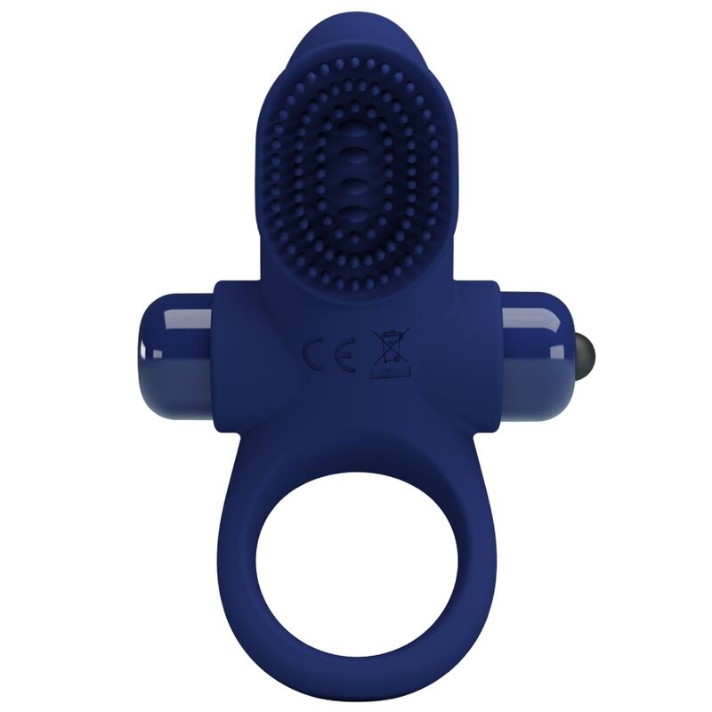 PRETTY LOVE - PALLE RING WITH VIBRATION BLUE PRETTY LOVE MALE