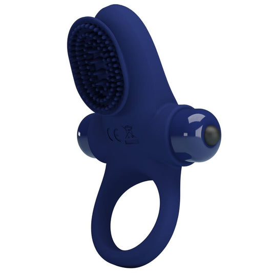 PRETTY LOVE - ANELLO PER PENE CON VIBRAZIONE BLU