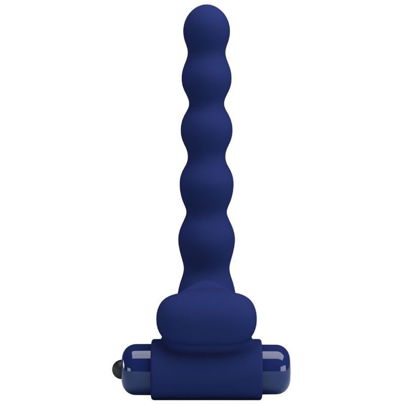 PRETTY LOVE - AJMAL VIBRATING RING WITH PLUG BLUE PRETTY LOVE MALE