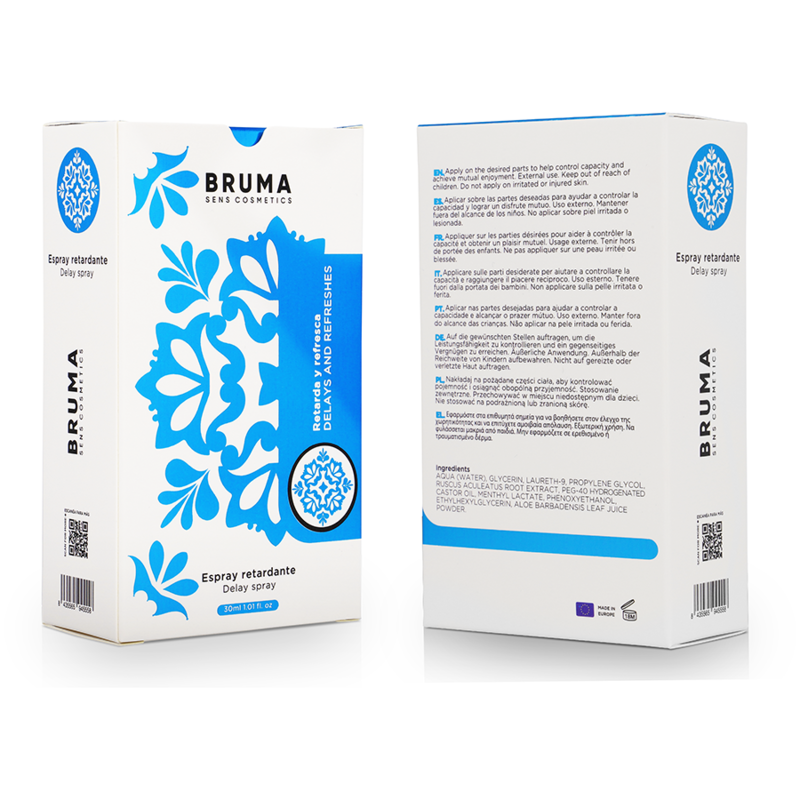 BRUMA - DELAY AND REFRESHES SPRAY 30 ML BRUMA