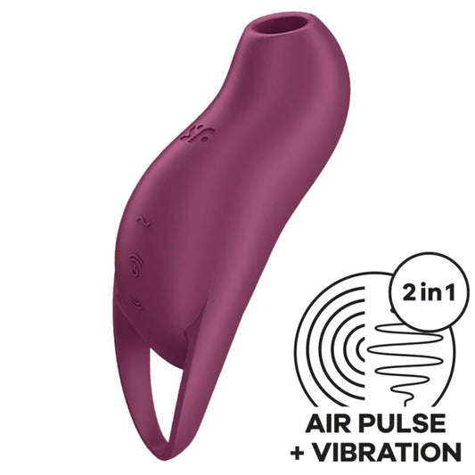SATISFYER - POCKET PRO 1 STIMOLATORE CLITORIDEO GRANATO