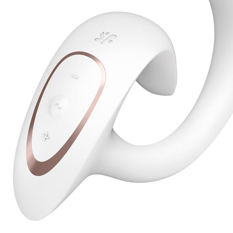SATISFYER - G FOR GODDESS 1 RABBIT VIBRATOR WHITE SATISFYER VIBRATOR