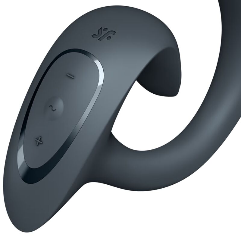 SATISFYER - G FOR GODDESS 1 RABBIT VIBRATOR DARK GRAY SATISFYER VIBRATOR
