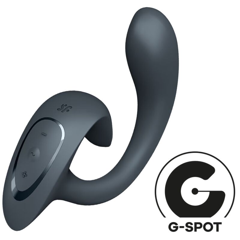 SATISFYER - G FOR GODDESS 1 RABBIT VIBRATOR DARK GRAY SATISFYER VIBRATOR