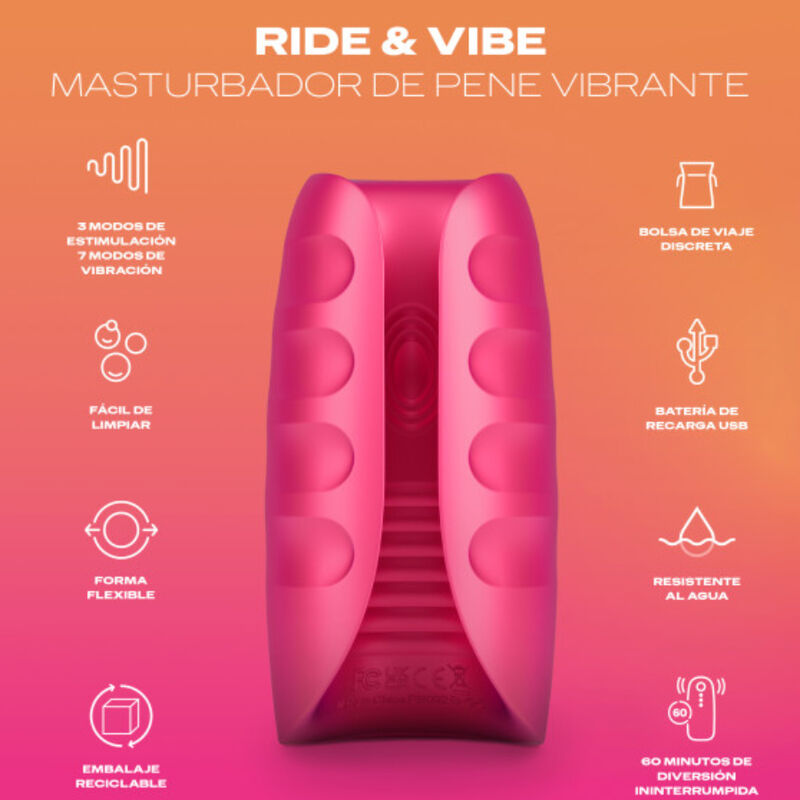 DUREX - TOY RIDE & VIBE VIBRATOR MASTURBATOR DUREX TOYS