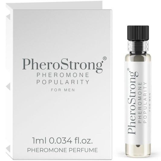 PHEROSTRONG - POPULARIDAD DEL PERFUME CON FEROMONAS PARA HOMBRE 1 ML