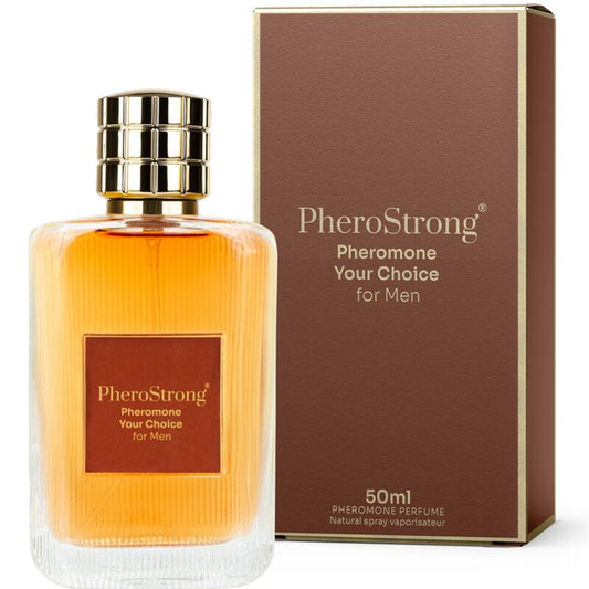 PHEROSTRONG - PERFUME DE FEROMONAS SU ELECCIÓN PARA HOMBRES 50 ML