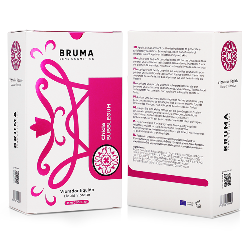 BRUMA - LIQUID VIBRATOR ULTRA SLIDING BUBBLEGUM 15 ML BRUMA