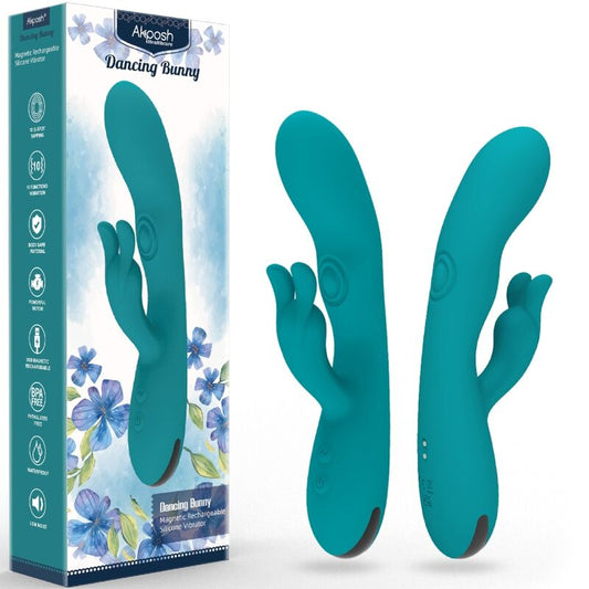 ARMONY - VIBRADOR CONEJO BAILARÍN 10 VELOCIDADES VERDE