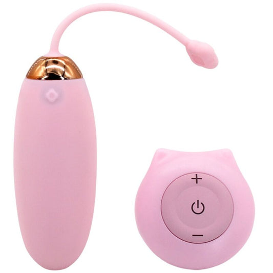ARMONY - VIBRADOR HUEVO KITTY FUN CONTROL REMOTO 10 VIBRACIONES ROSA