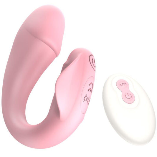 ARMONY - VIBRADOR CON CONTROL REMOTO Y APLICACIÓN FRESHFUN CICI STAP-ON 10 VIBRACIONES ROSA