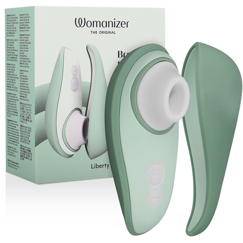 WOMANIZER - LIBERTY 2 CLITORIS STIMULATOR & SUCTION LIGHT GREEN WOMANIZER
