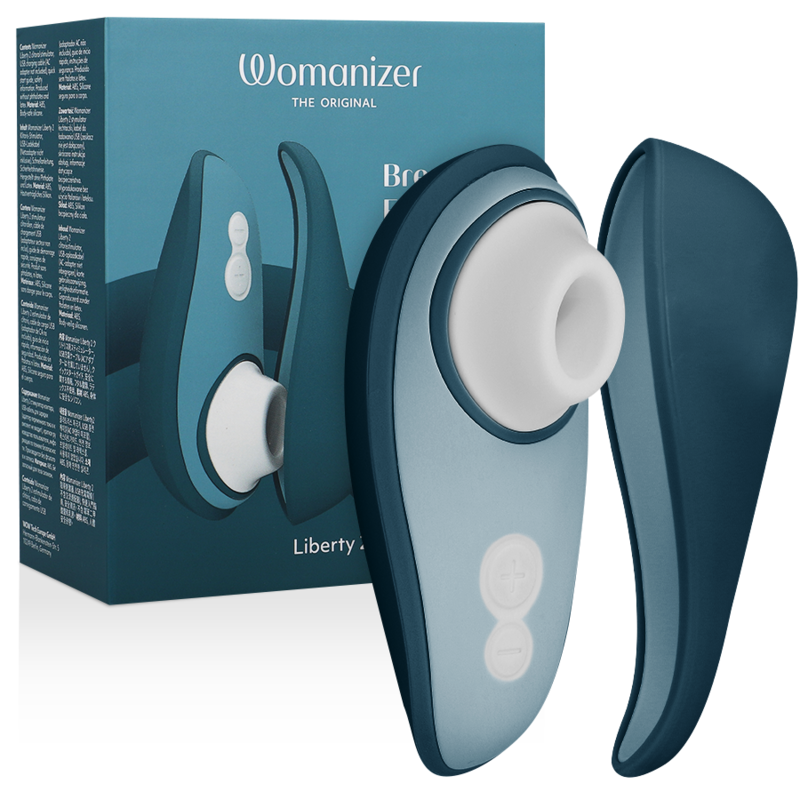 WOMANIZER - LIBERTY 2 CLITORIS STIMULATOR & SUCTION BLUE WOMANIZER