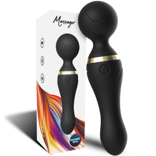 ARMONY - MASSAGGIATORE E VIBRATORE FREEZA TESTA SUPER FLESSIBILE NERO