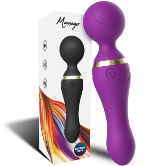 ARMONY - MASSAGGIATORE VIBRATORE FREEZA TESTA SUPER FLESSIBILE VIOLA
