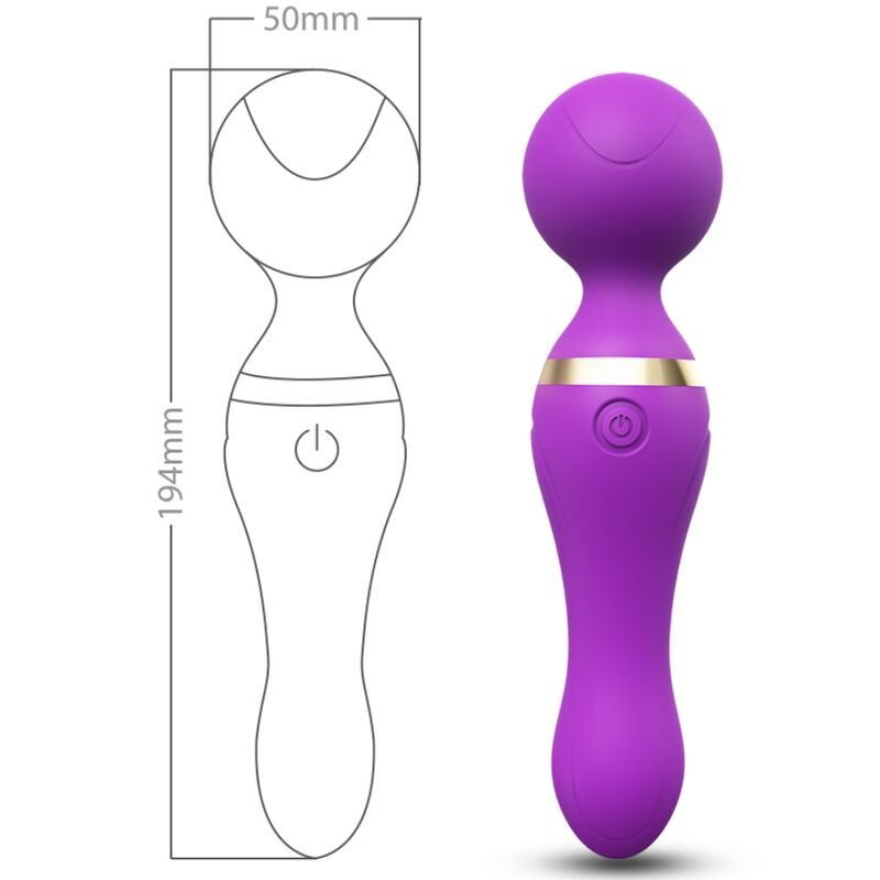 ARMONY - FREEZA MASSAGER & VIBRATOR SUPER FLEXIBLE HEAD PURPLE ARMONY MASSAGERS
