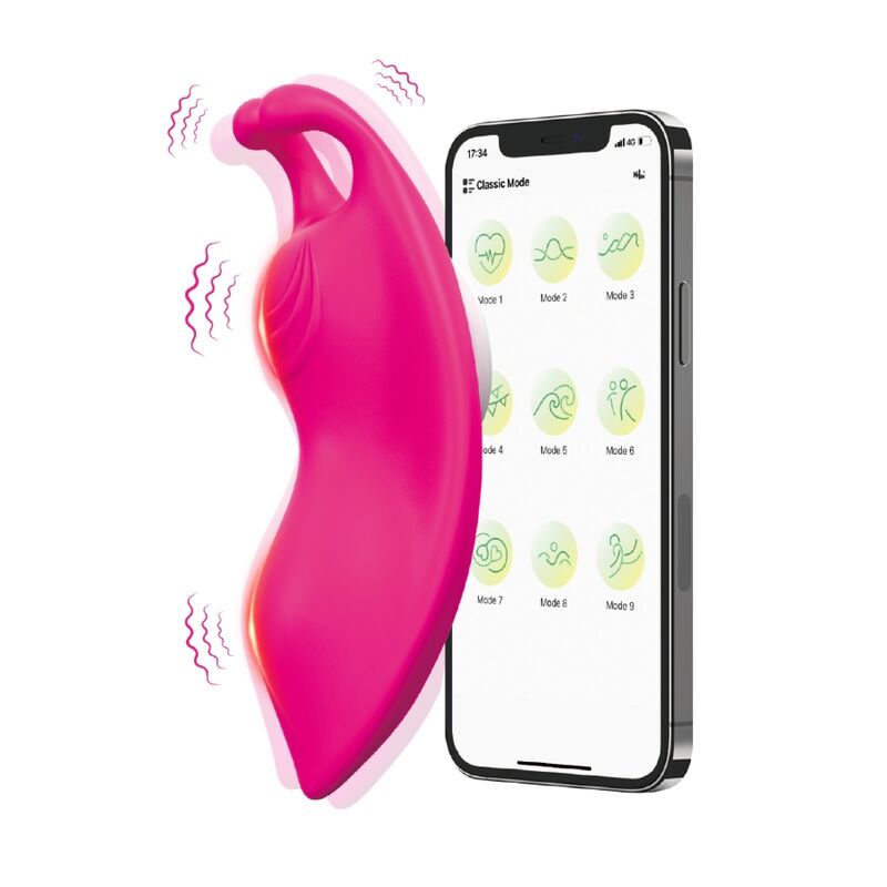 ARMONY - HONEYBEE WEARABLE PANTIES VIBRATOR G-SPOT FUCHSIA - FREE APP ARMONY WEARABLES