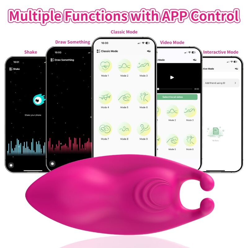 ARMONY - HONEYBEE WEARABLE PANTIES VIBRATOR G-SPOT FUCHSIA - FREE APP ARMONY WEARABLES
