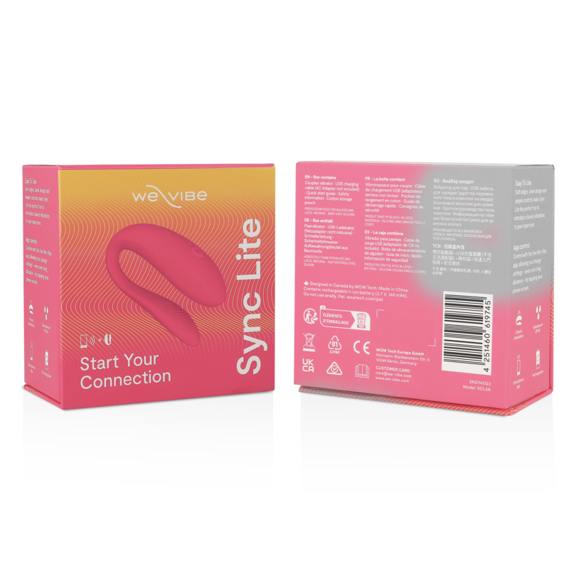 WE-VIBE - SYNC LITE CLITORIS STIMULATOR PINK WE-VIBE