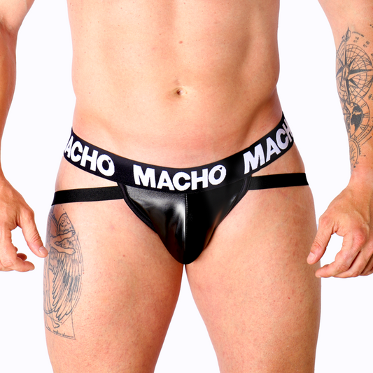 MACHO - MX25NC JOCK PELLE NERA L