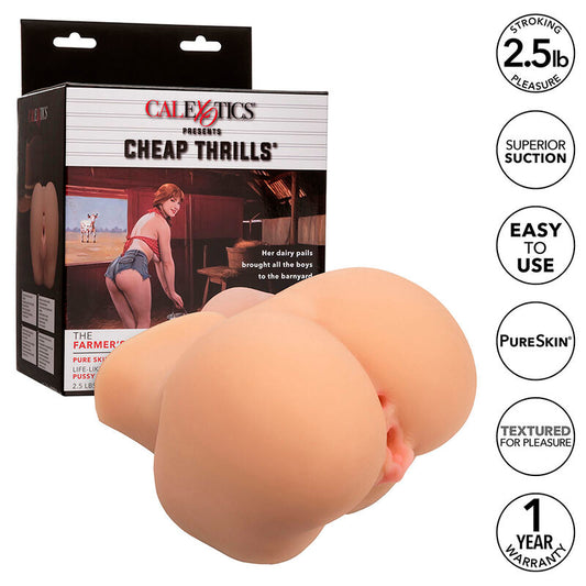 CALEXOTICS - THE FARMERS DAUGHTER DOPPIO MASTURBATORE REALISTICO FLESH