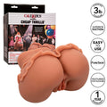 CALEXOTICS - THE HOMECOMING QUEEN DOUBLE REALISTIC MASTURBATORE CARAMELLO