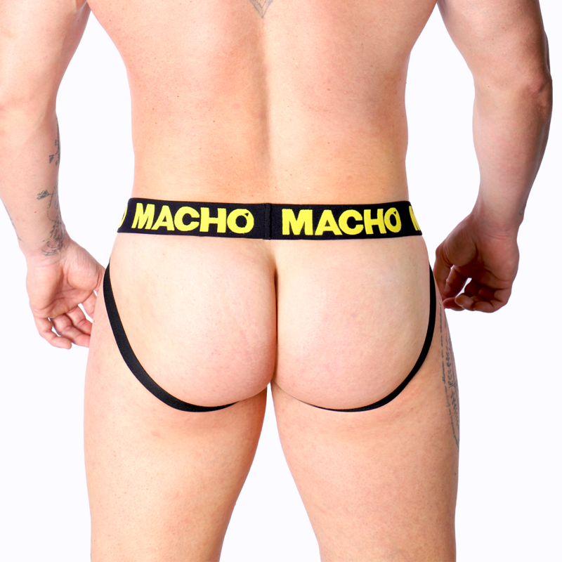 MACHO - MX25A JOCK LYCRA YELLOW XL MACHO UNDERWEAR