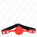 KINK - MORDZAZO DE BOLA DE SILICONA ROJA 4 CM 60 x 2 CM