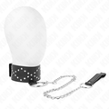 KINK - COLLAR 65 CM CON CORREA CON REMACHES PLATEADOS MODELO 3 AJUSTABLE 36-43 CM X 5 CM
