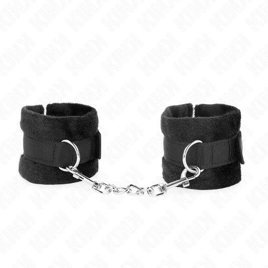 KINK - MANETTE PELOSE PER PRINCIPIANTI NERE 30 X 7 CM